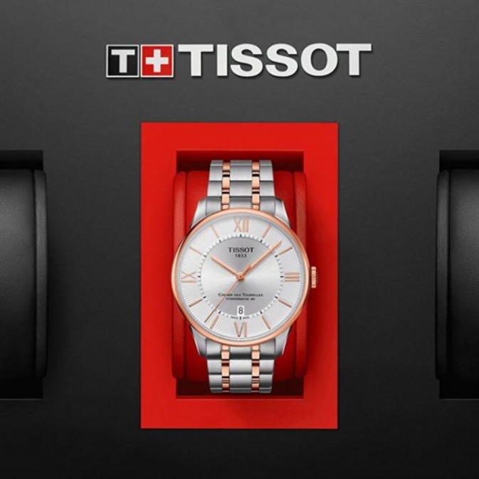 Tissot Chemin des Tourelles T0994072203802 Erkek Kol Saati