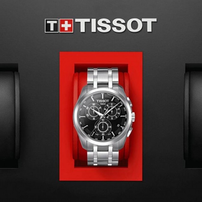 Tissot Couturier Chronograph T0356171105100 Erkek Kol Saati