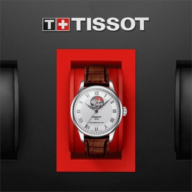 Tissot T0064071603301 Le Locle Powermatic 80 Open Heart Kol Saati